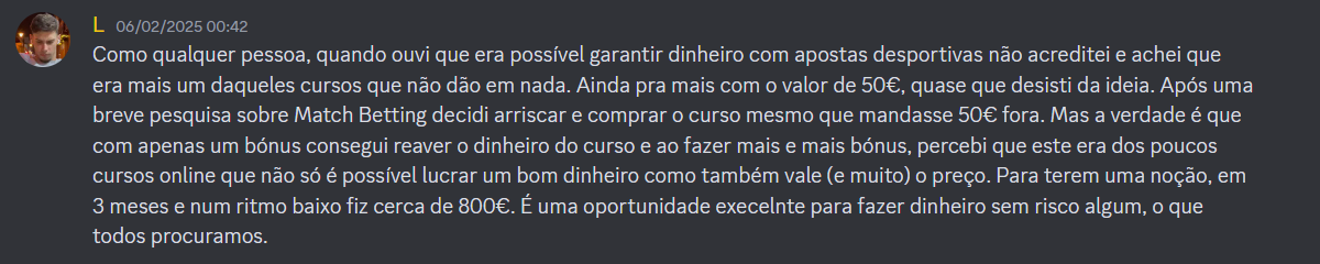 Testemunho LUIS ULTIMO